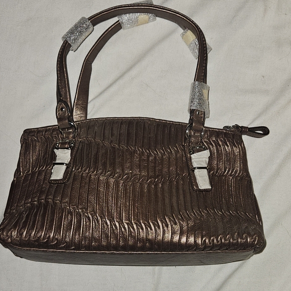 Coach Metallic Brown Shoulder Bag - Picture 4 of 9